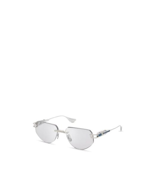 Dita Eyewear White Geometric Sunglasses for men