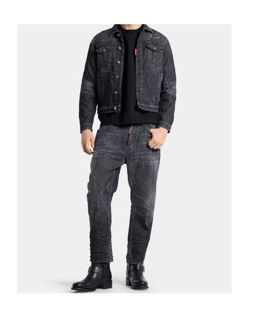 DSquared² Gray Fog Bro Jeans for men
