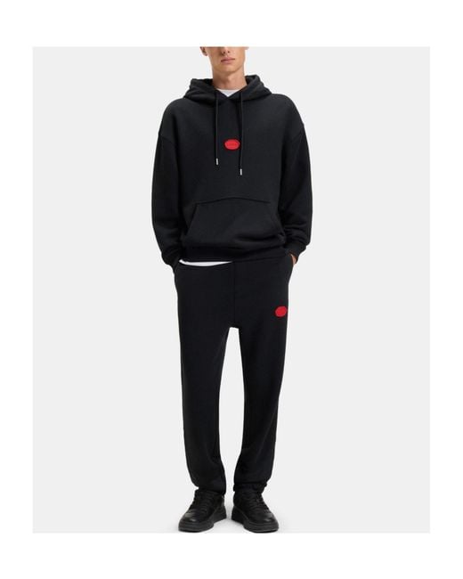 Boss Black Solid Color Casual Long Pants for men