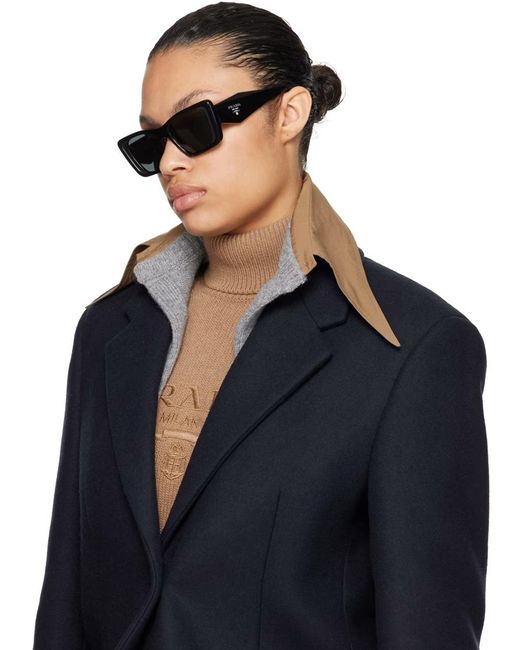Prada Multicolor Cat-Eye Tinted Sunglasses