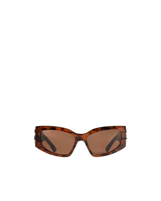 Balenciaga Brown Eyewear Bossy Cat-Eye Sunglasses
