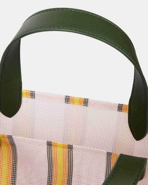 KENZO Multicolor Coast Lines' Small Tote Bag for men