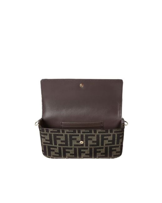 Fendi Black Tube Wallet On Chain