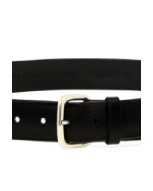 Orciani White Geometric Buckle Belt for men