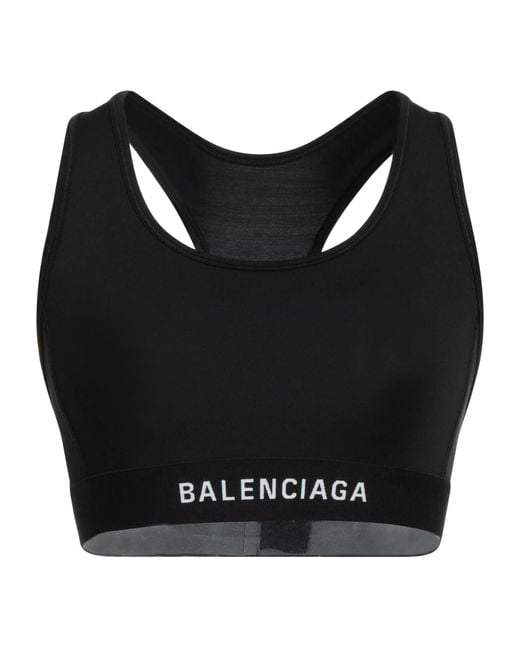 Balenciaga Black Minimalist Sports Top