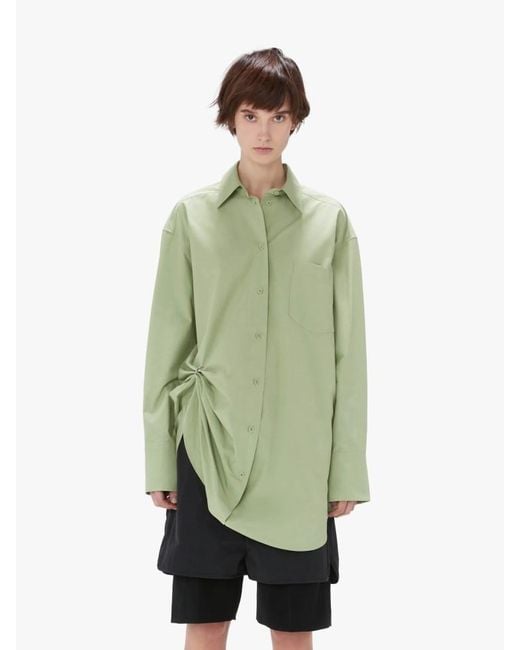 J.W. Anderson Green Jw Anderson Collared Button-Up Shirt