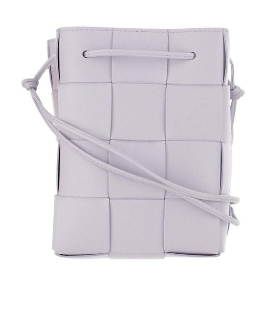 Bottega Veneta Purple Small Cassette Shoulder Bag