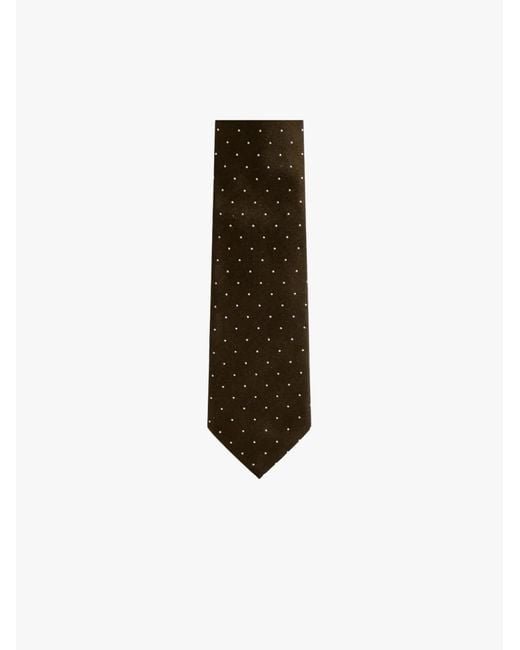 Tom Ford White Pointed Tie for men