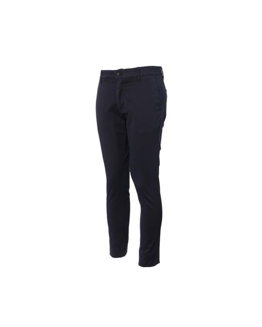 Emporio Armani Blue Logo Casual Pants for men