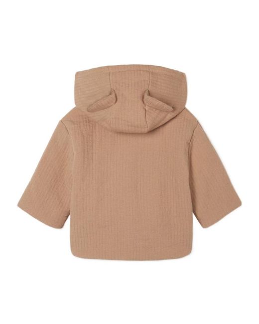 Fendi Natural Hooded Ear Jacket