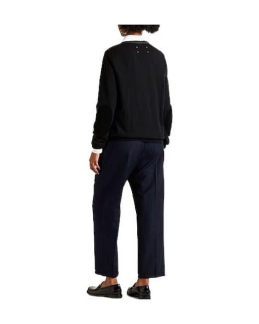 Maison Margiela Black Long Sleeve Cardigans