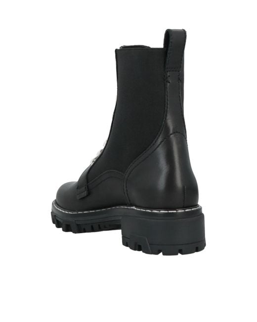 Rag & Bone Black Simple Leather Martin Boots
