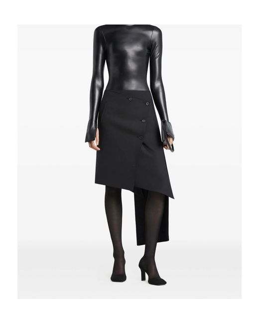 Courreges Black Courrèges Oblique Skirt