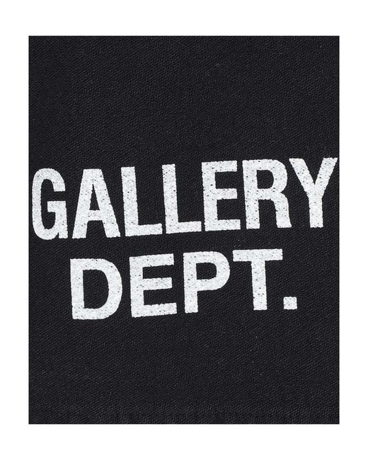GALLERY DEPT. Blue Logo Printed Shorts for men