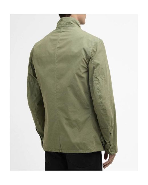 Barbour Green High Neck Pocket Jacket for men