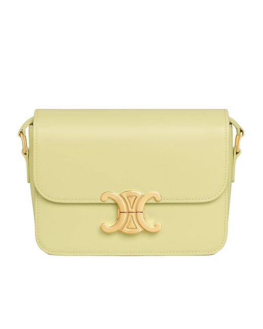 Céline Yellow Teen Triomphe Bag