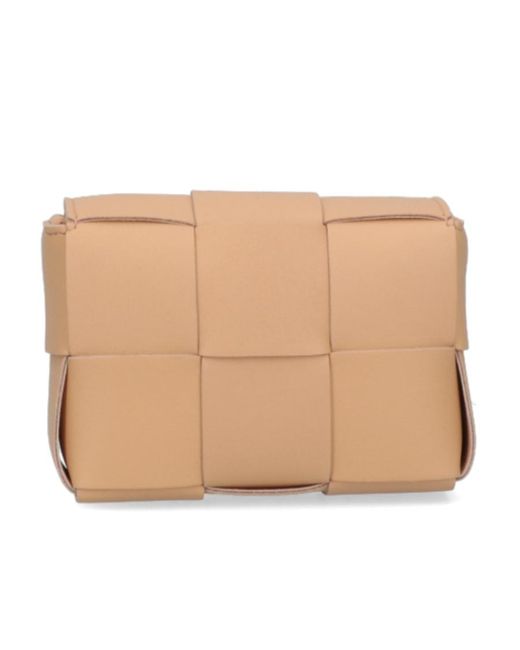 Bottega Veneta Natural Interwoven-Design Crossbody Bag