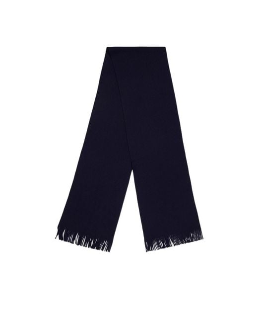 Boss Blue Albas Medium Thickness Scarf for men