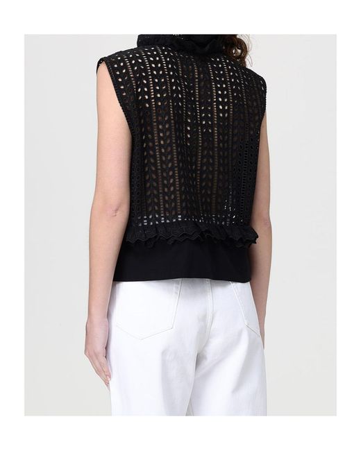 Alberta Ferretti Black Sleeveless Cover-Up