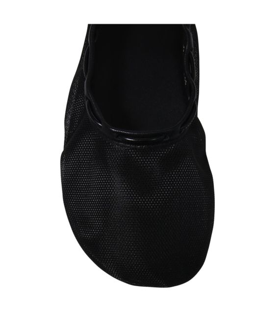 Alohas Black Gill Ballerinas