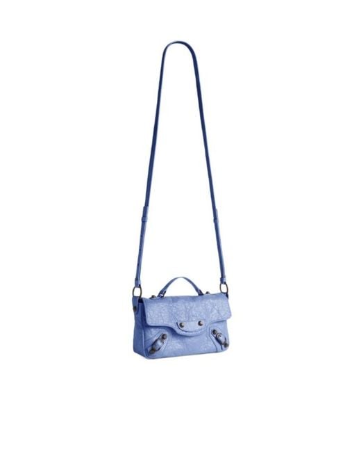 Balenciaga Blue 'Le City' Dwarf Bag
