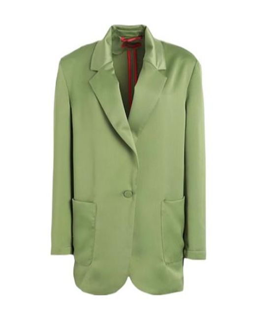 MAX&Co. Green Single-Breasted Blazer
