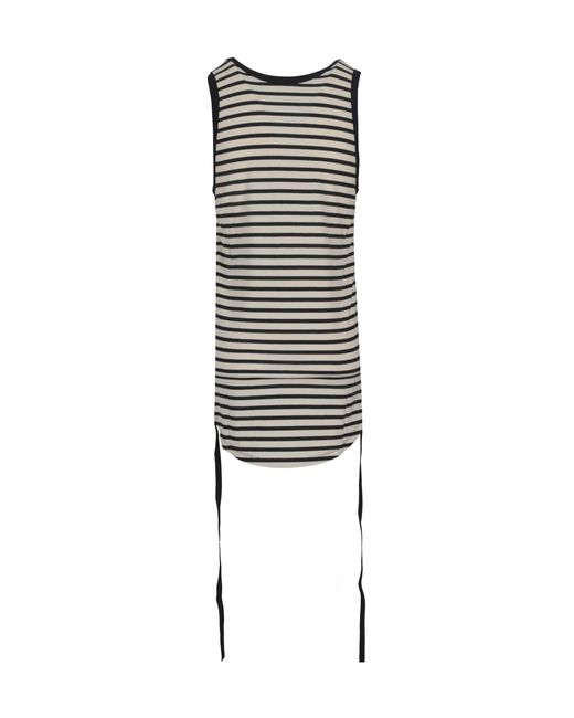 Ann Demeulemeester Black Striped Vest