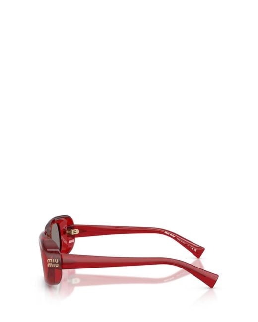 Miu Miu Pink Full-Rim Sunglasses
