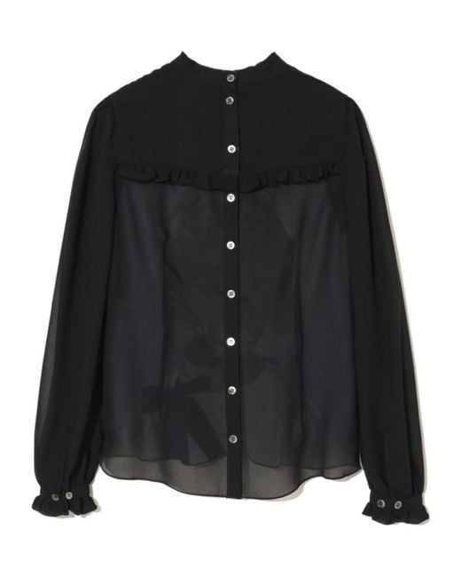 Undercover Black Long-Sleeved Shirt