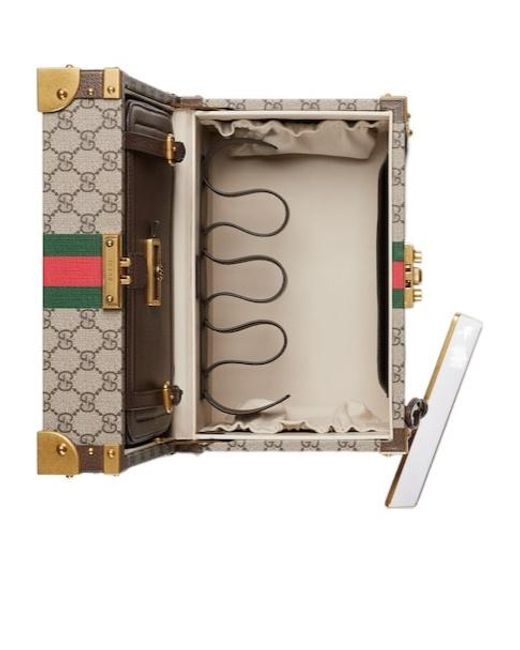 Gucci Brown Savoy Medium Beauty Case