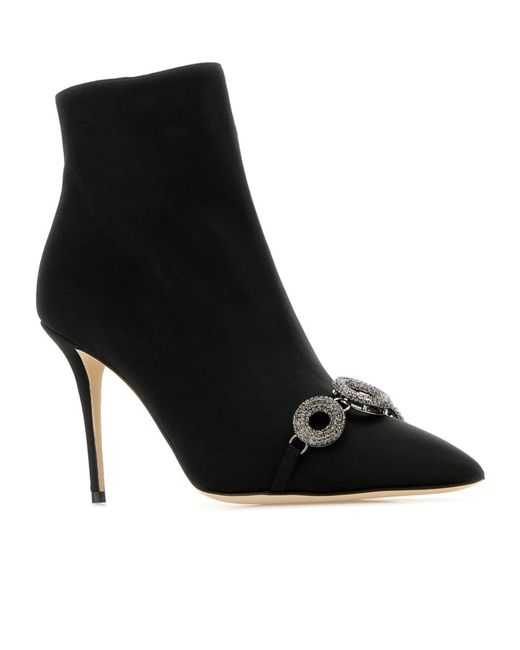 Manolo Blahnik Black Balvisa Boots
