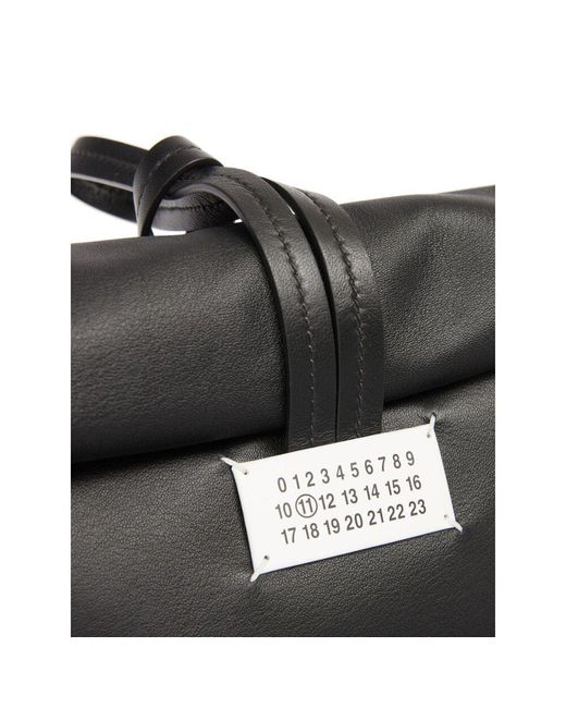 Maison Margiela Black Roll-Top Handbag