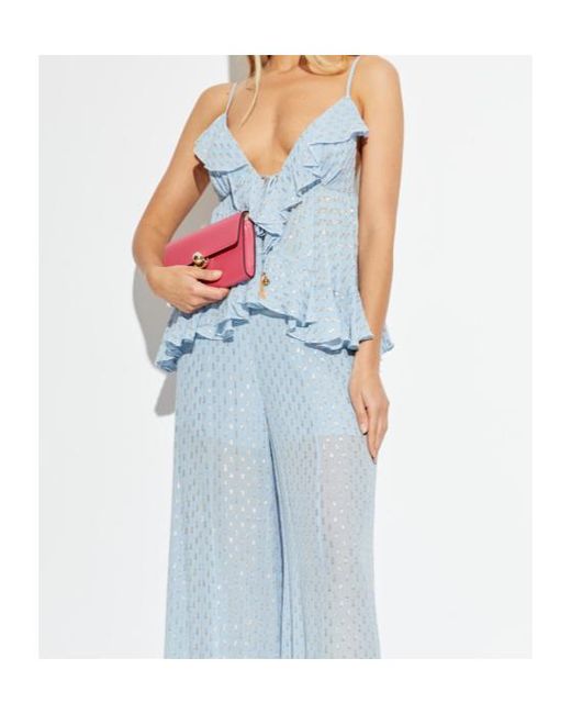 Zimmermann Blue Top With Lurex Thread
