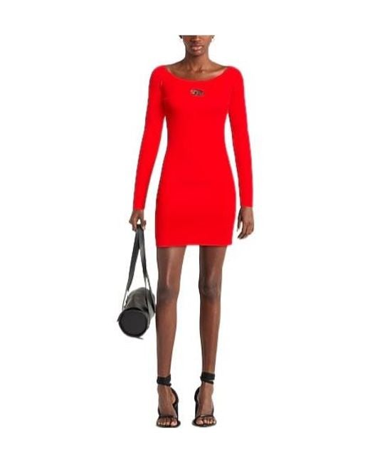 DIESEL Red Fitted Dress