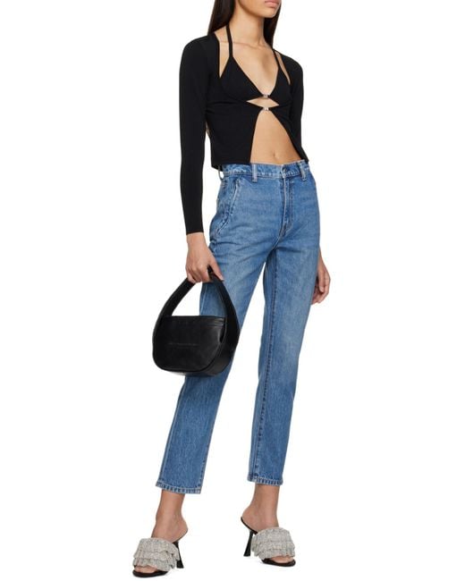 Alexander Wang Black Small Cinch Shoulder Bag