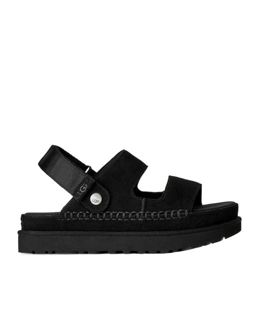 Ugg Black Goldenstar Glide Sandals
