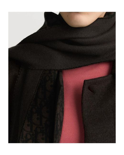 Dior Multicolor Oblique Double-Sided Scarf for men