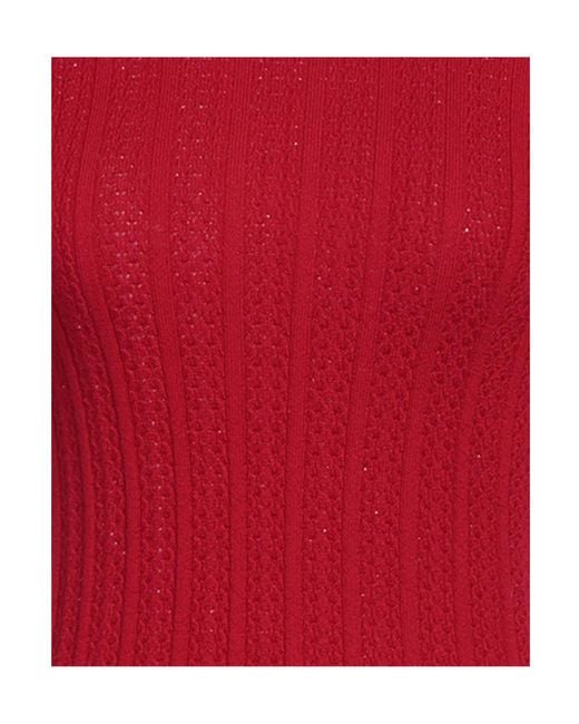 Rag & Bone Red Plain Colour Jumper