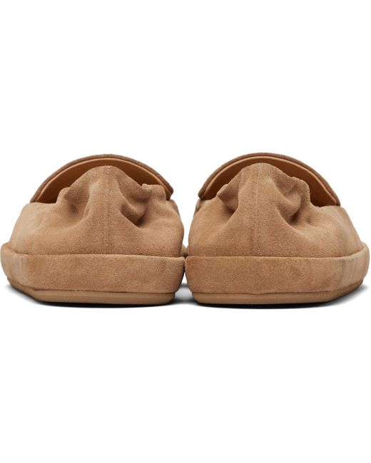Marsèll Brown Marsèll Scatopelle Suede Loafers for men