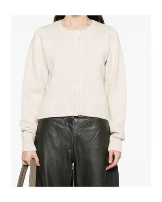 Lemaire White Button-Front Cardigan