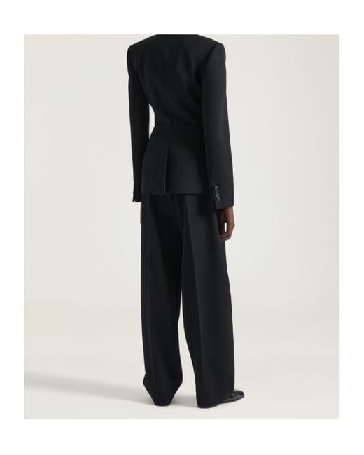 Givenchy Black Wool Cocoon Trousers
