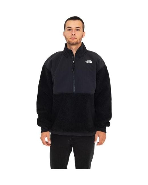 The North Face Black Spliced Velvet Jacket for men