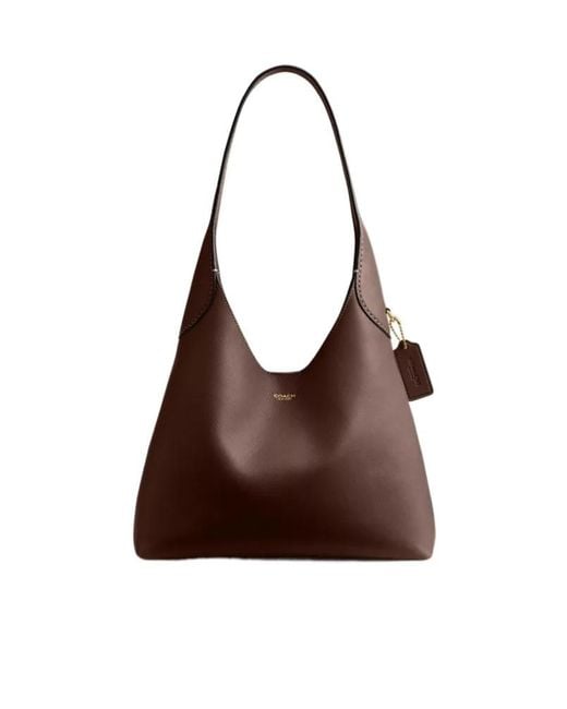 COACH Purple Brooklyn Shoulder Bag