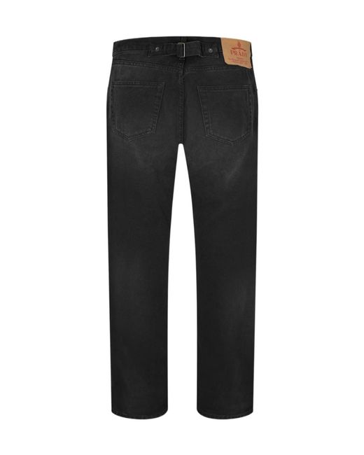 Prada Black Straight Jeans for men