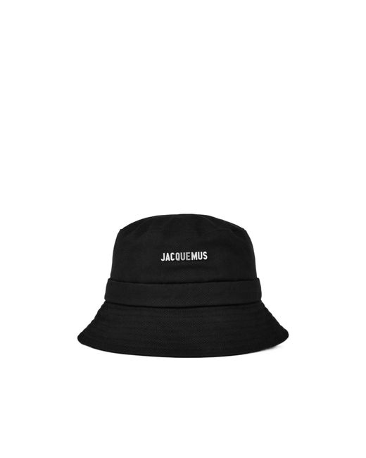 Jacquemus Black Wide Brim Hat for men