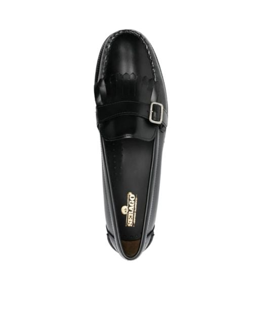 Sebago Black Ales Loafers Flat Shoes