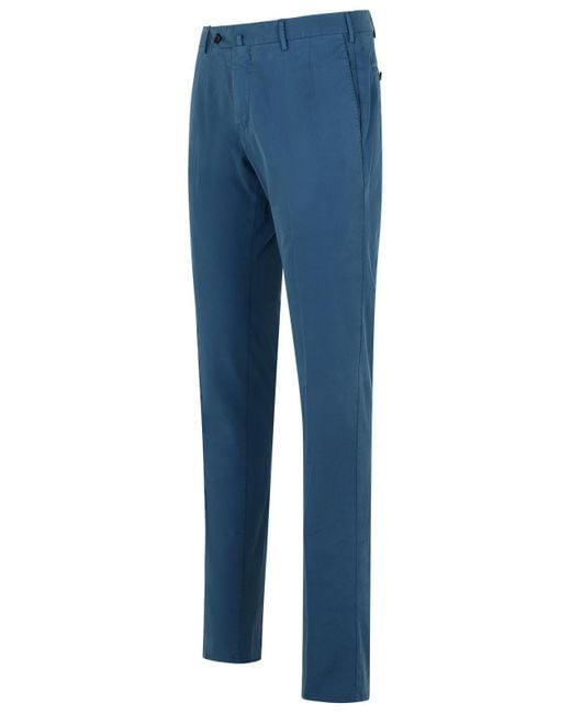 PT01 Blue Pt Torino Jogger Fit Stretch Pants for men