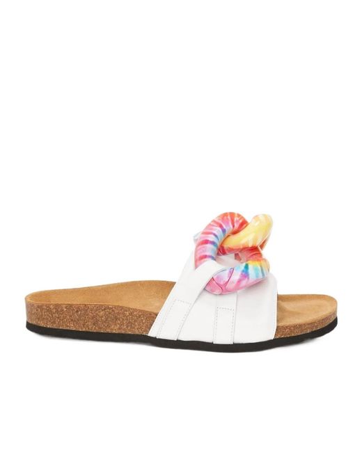 J.W. Anderson Pink Slip-On Sandals