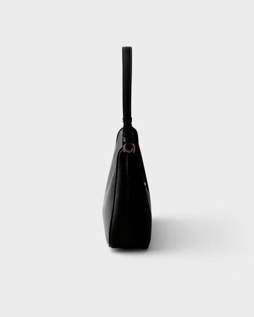 Prada Black Re-Edition 2005 Saffiano Leather Mini-Bag