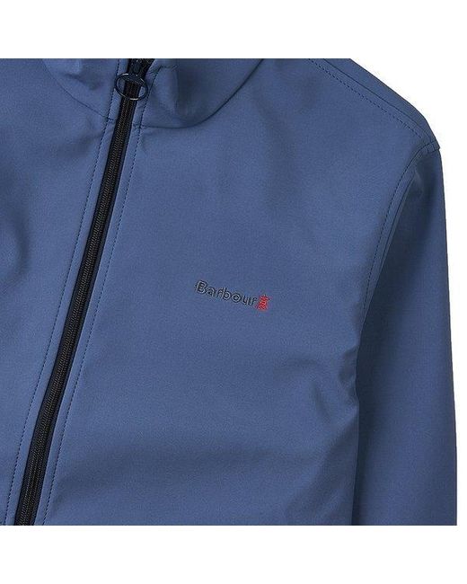 Barbour Blue Long-Sleeved Casual Jacket for men